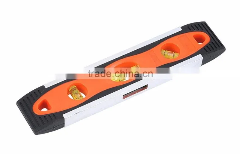 high quality double color injection molding gift Torpedo Spirit Level 9"
