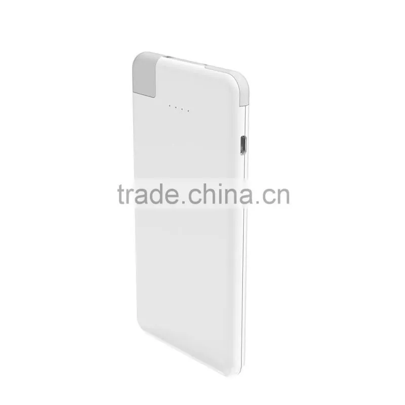 Alibaba New Product 2016 Super Slim Power Bank 4000mAh,rohs power bank with 4000mah power bank for laptop
