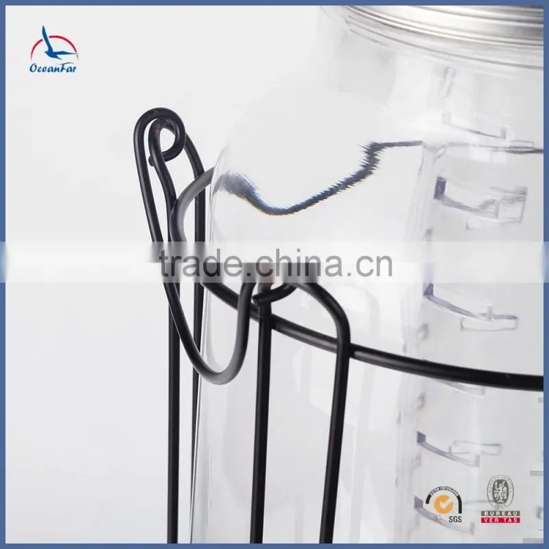 Hot Selling Products Glass Drink Dispenser Fashion Glass Honey Dispenser
