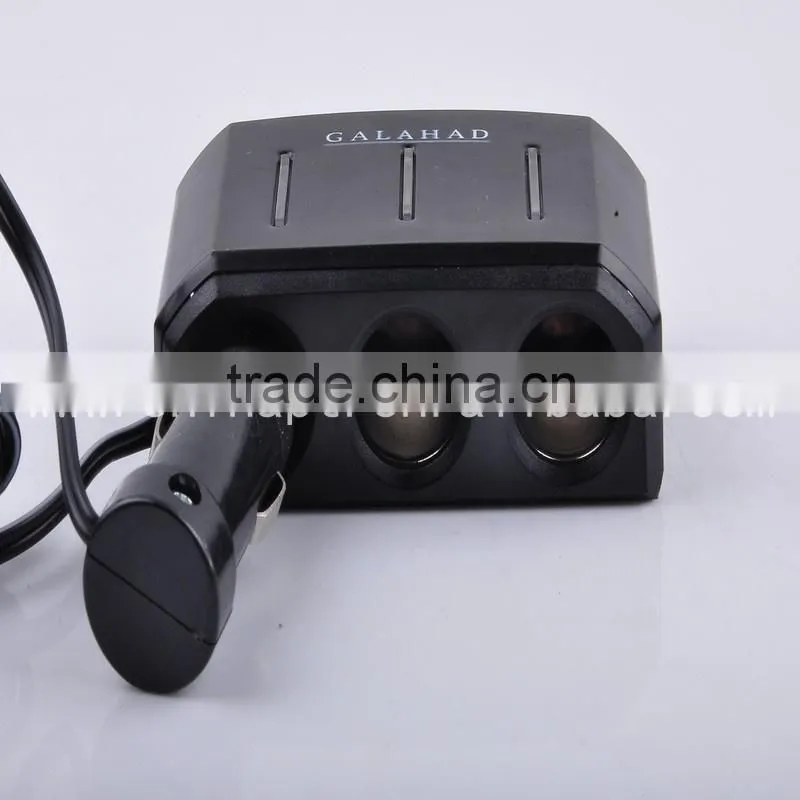 Three Outlets Toggle Switch Car Cigarette Socket