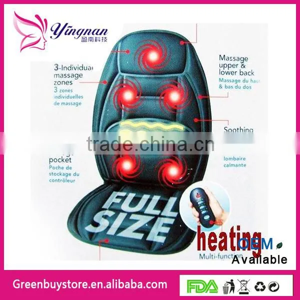 Car and Home Thermal Vibration Back Massage Cushion