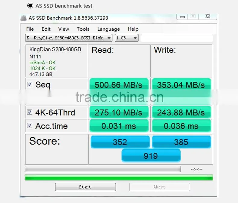 Reliable Quality 2.5 inch KingDian SSD 480GB For Desktop Laptop SATA3 Stock Internal Hard Drive