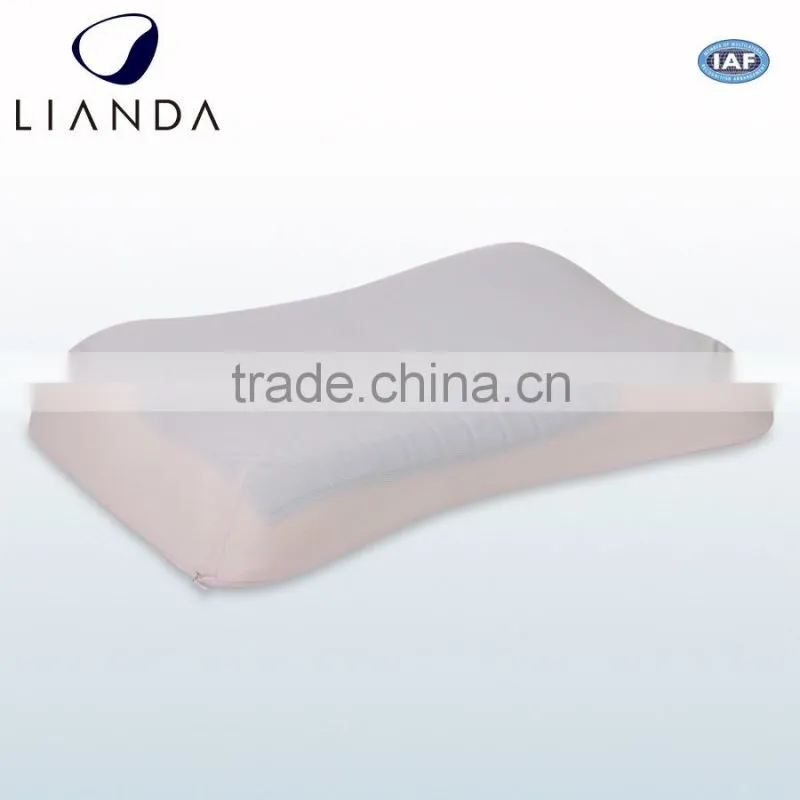 Bonus Bird-eye fabric ventilated pillowcase gel pad memory foam pillow, summer gel infused pillow, gel enhanced memory pillow