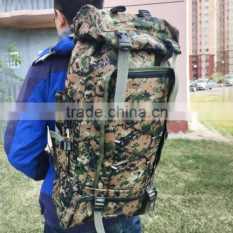 Wholesale Canvas custom hiking backpack mountaineering bag,mountain climbing bag