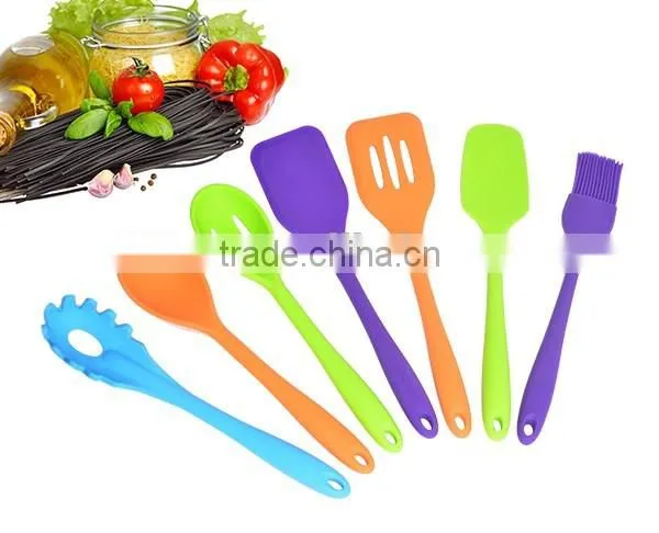 Colorful Food Grade Heat Resistant Silicone Utensils/ Silicone Kitchen Utensil Set /Slicone Cooking Utensils Sets