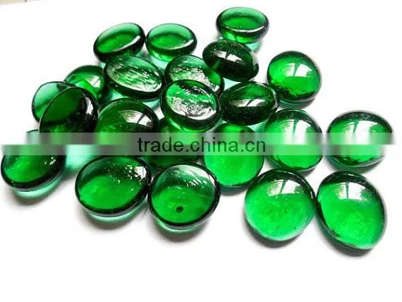 17-19mm, flat glass marble, glass gems, factory price
