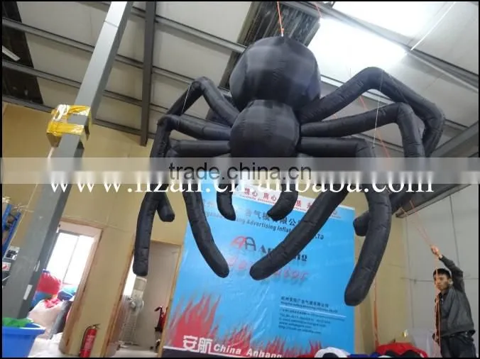 inflatable bat/airblown inflatables animated fire dragon with wings halloween decoration