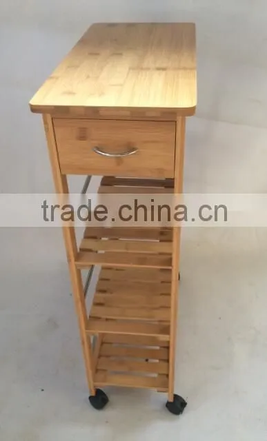 wooden kitchen trolley modern kitchen trolley bamboo