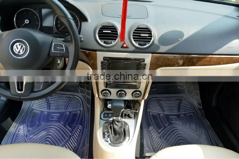 2016 Transparent PVC rubber Non-slip automobile floor mats