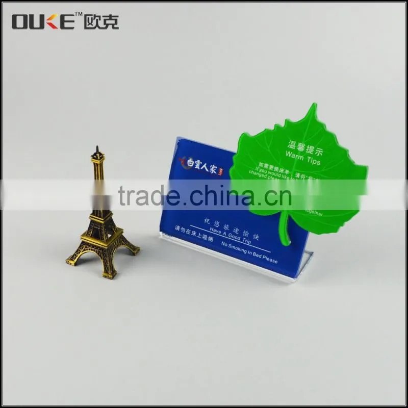new products 2016 hot sale acrylic sign holder for hotel