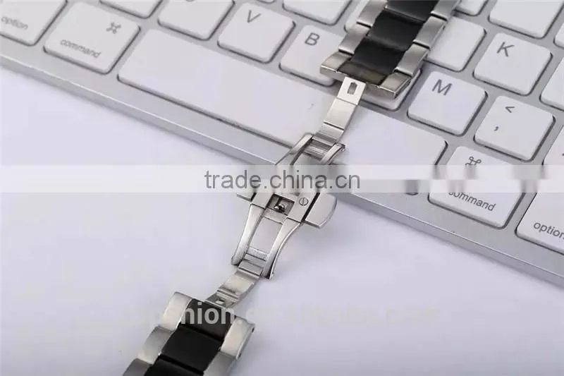 Luxury metal watch strap for apple watch with adapter, wholesale China
