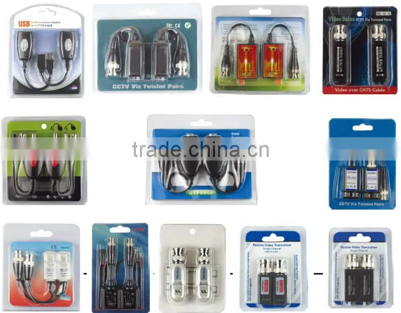 1Ch Passive Video Balun for cctv security system