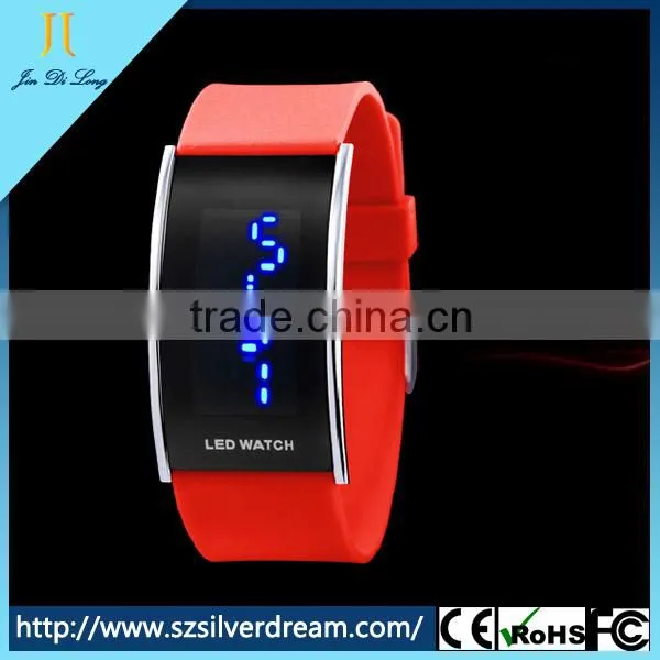 Mens Watches Stainless Steel Back Water Resistant led Watch