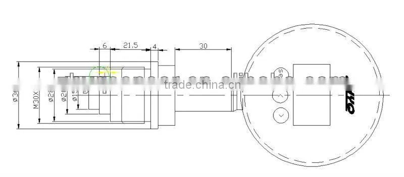 Digital Pressure Gauge for food processing marchinery