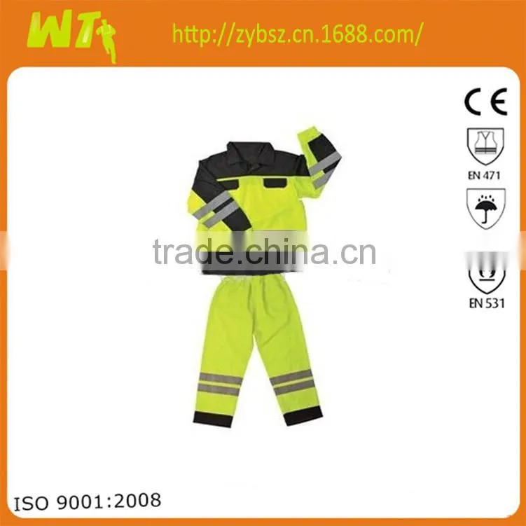 safety rainsuits hi vis rainsuits reflective rainsuits hot bulk cheap rainsuits