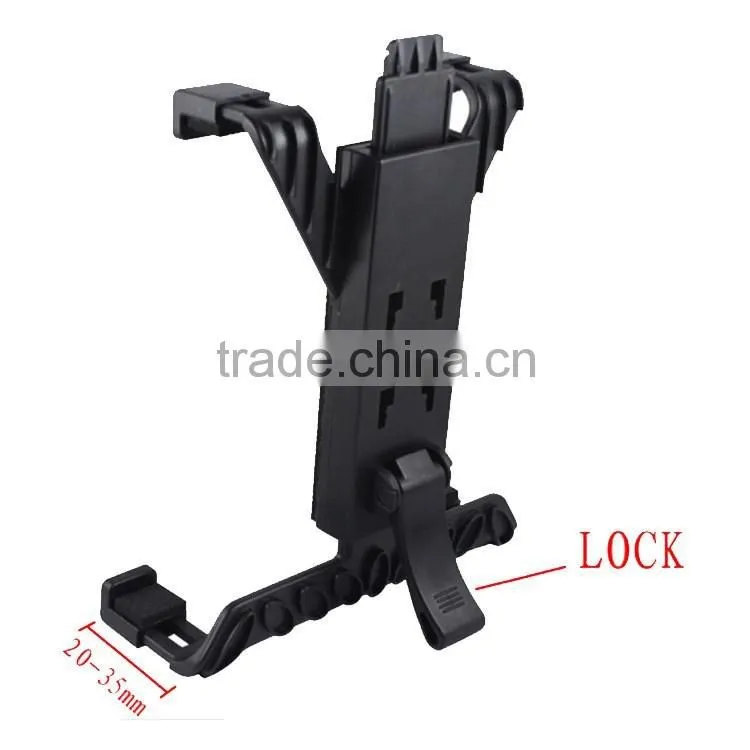 New design tablet pc holder. tablet pc /pad/PDA cradles new clip design for 8-12 inch backrest holder stand