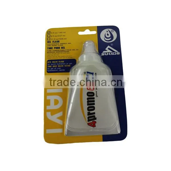 Foldable sports water bottle