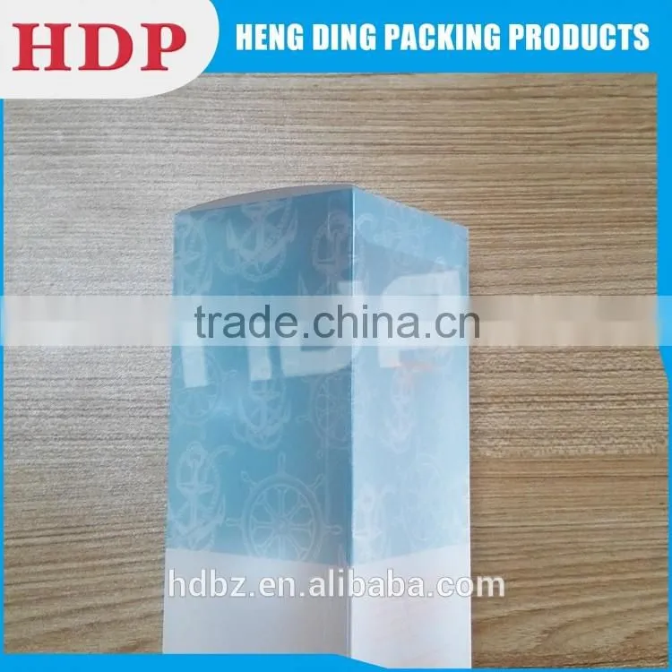 customizable folding clear plastic bowtie packaging box