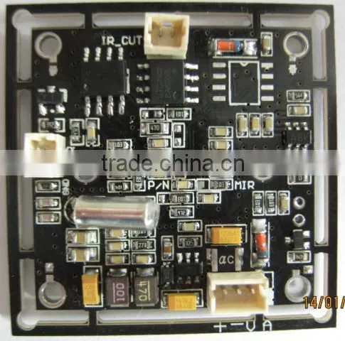 1/4" CMOS 139D 800TVL CMOS CCTV Camera Board Chipset