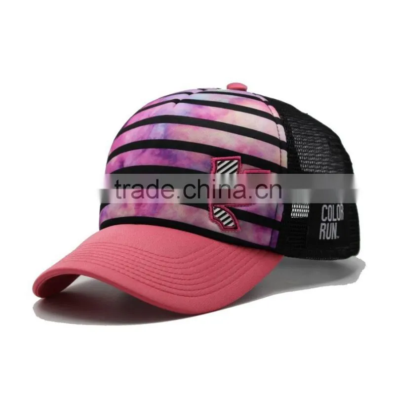 Custom sublimation blank trucker cap
