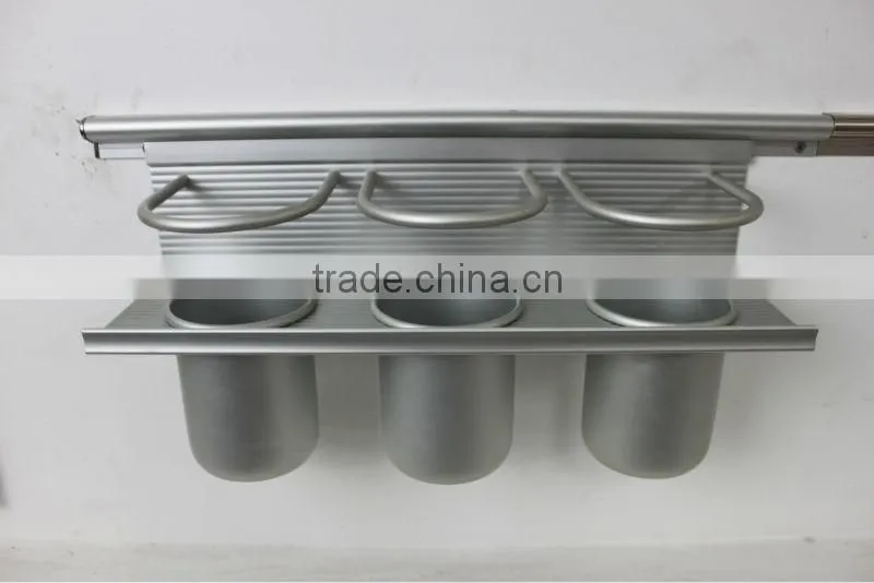 high quality cheap price 2013 Wall hanging Aluminum Kitchen rack