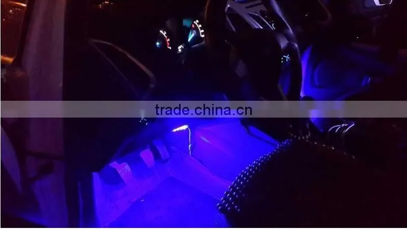 New China Products For Sale Car Charge 12V Glow Interior Decorative 4in1 Atmosphere Light Lamp
