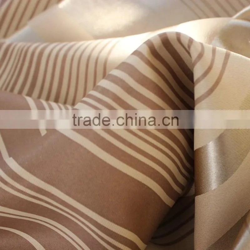 2016 summer color blackout curtain ,luxury polyester fabric twill for living room