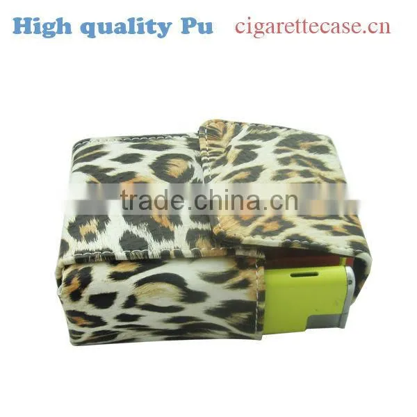 sunny pu leather cigarette case cigarette holder leather pouch for cigarette pack