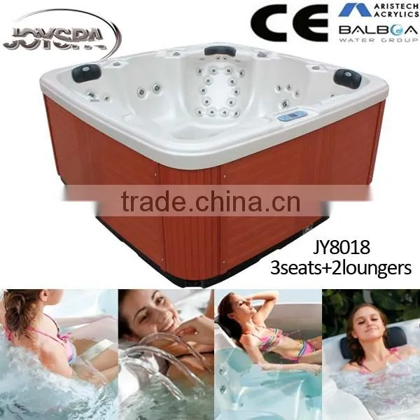 Luxury Europe Acrylic Balboa Control Spa Whirlpool Hot Tub JY8018