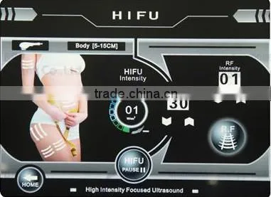 Portable Double-Handle hifu 2016 ultrasound HIFU machine/HIFU face lift/ HIFU for wrinkle removal