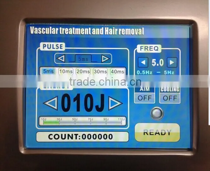 Exclusive hair removal painless long pulse nd yag laser