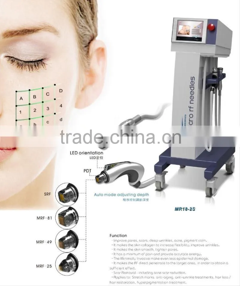 LINGMEI manufacturer salon use rf cooling thermgic face lifting machine/fractional rf face lifting equipment