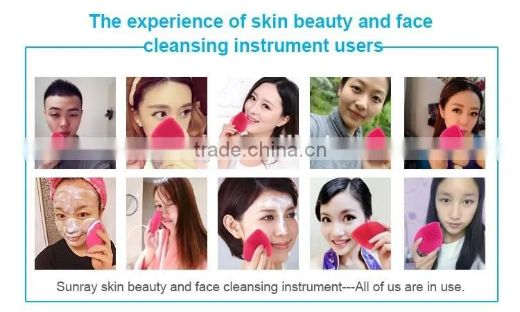2016 new arrival face washing brush ultrasonic face lift machine home