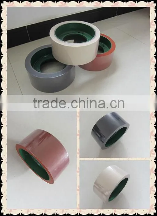 4 inch NBR EPDM rice husk rubber roll.