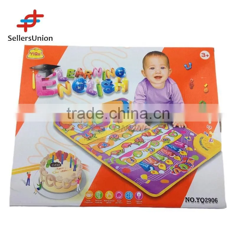 2016 No.1 Yiwu agent hot sale commission sourcing agent Best selling music toy babay toy sound toy music carpet