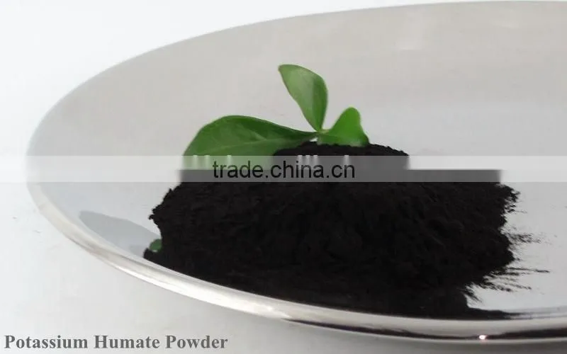 100% water soluble best price super potassium humate powder of organic fertilizer