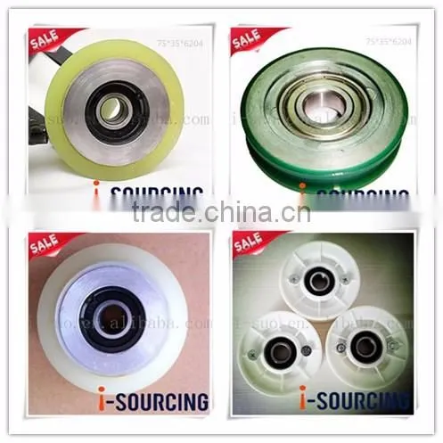 black 100*18*6204 escalator step chain roller