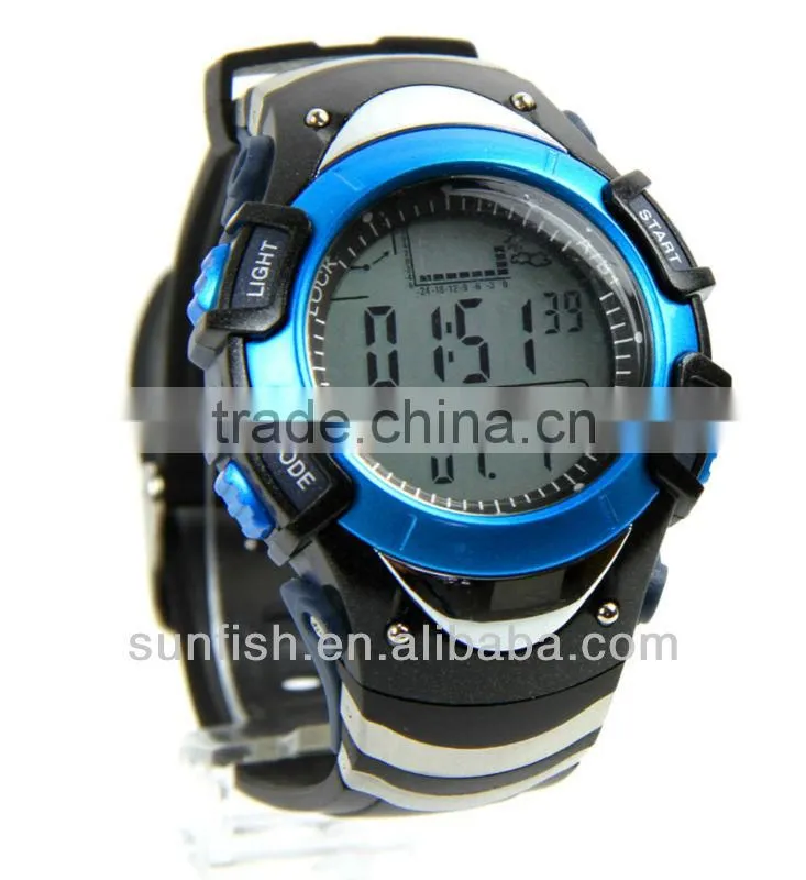 Fishing barometer watch