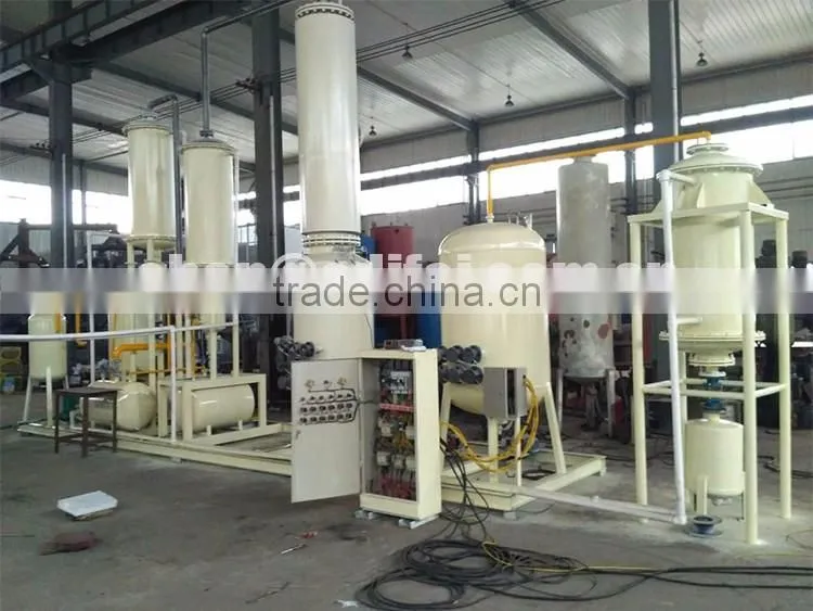 Low Energy Consumption Plastic Oil Refining To Diesel Plant