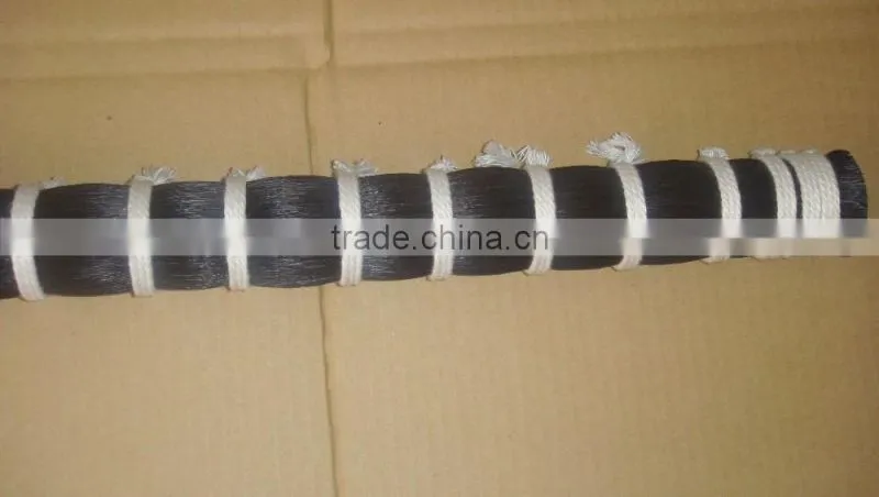 most popular black horse tail extension low price Cheap horse tail hairs supplier
