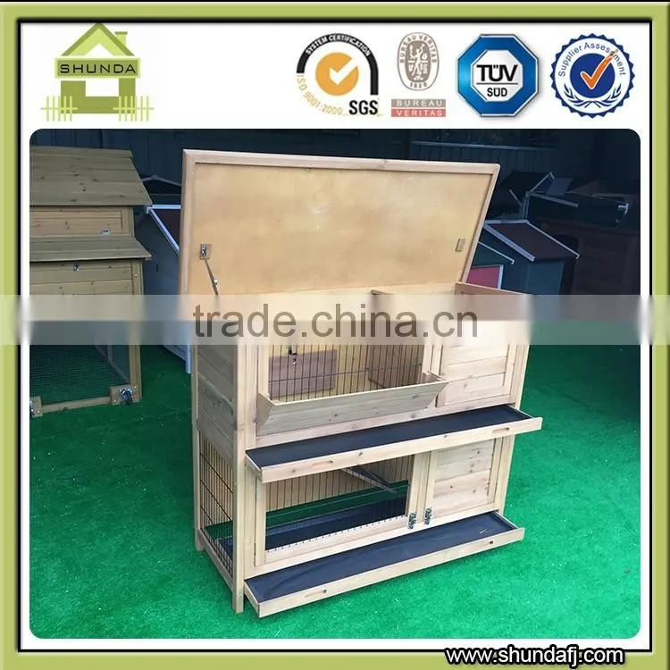 SDR020 Animal House Two-storey double-decker Wooden Rabbit Cages