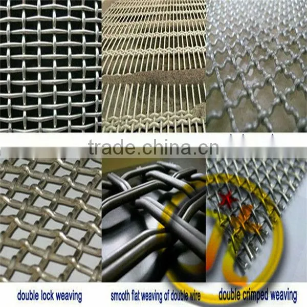 copper crimped woven wire mesh roll
