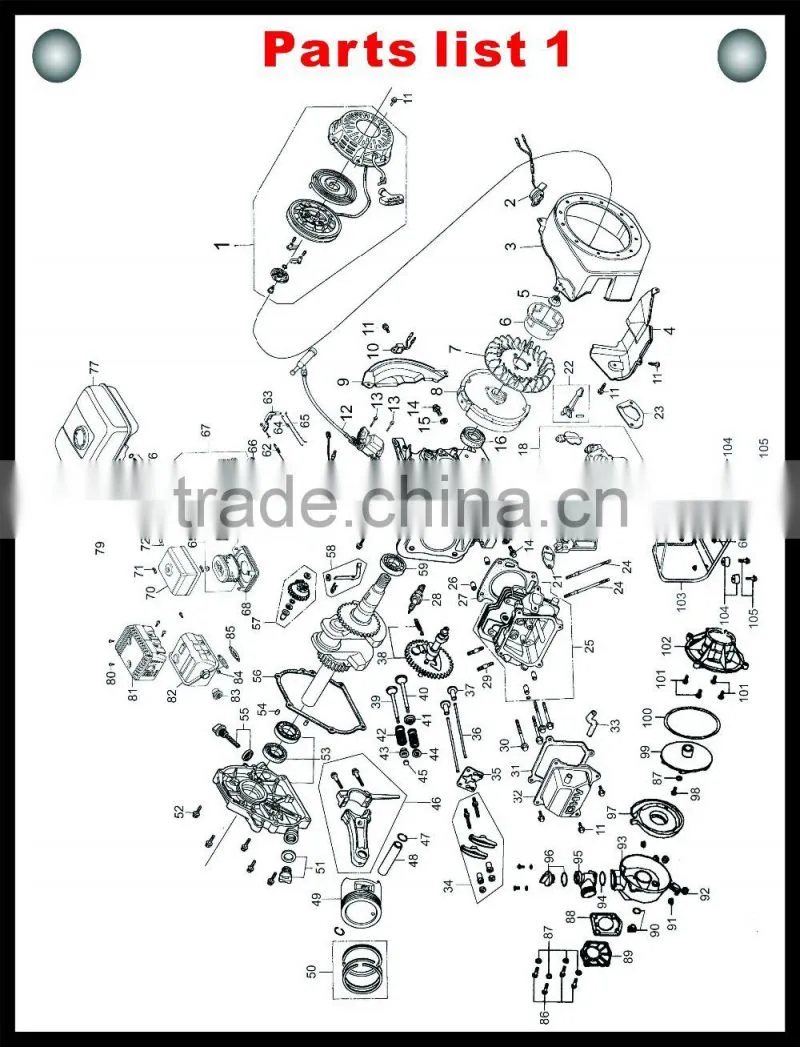 2inch gasoline self-priming water pump QG65-20-40