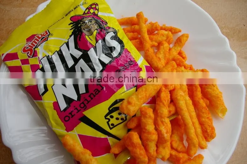 Jinan Eagle nik naks corn cheetos chips kurkure making machine plant