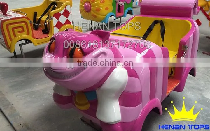 Indoor Soft Play Equipment Electrical Train High Mini Shuttle