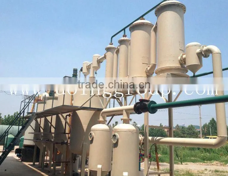 black motor oil to diesel distillation machine