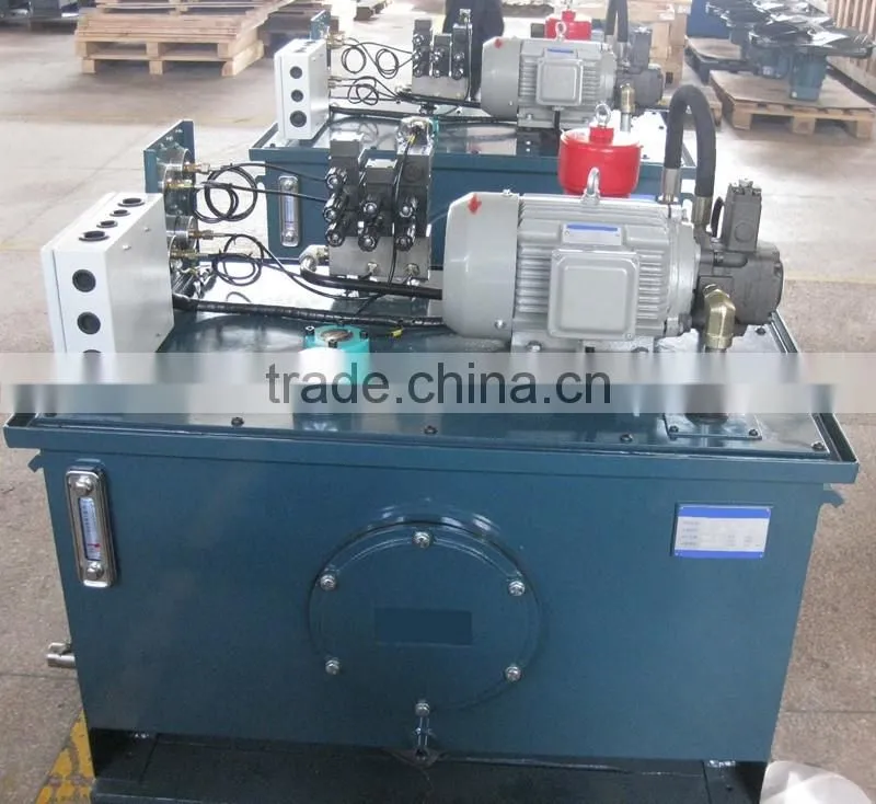 Cement products machinery hydraulic power pack