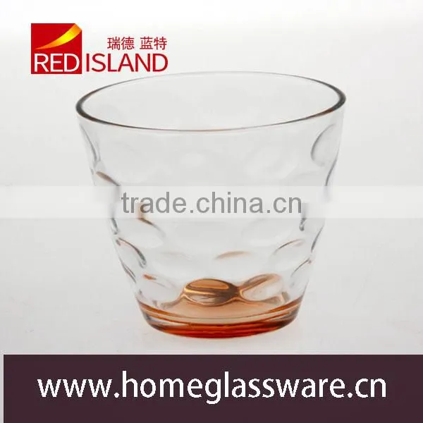 glass factory supply 9.6oz engraved clear glass tumbler, glass cup