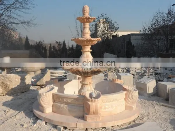 Marble Carved Simple Water Fountain