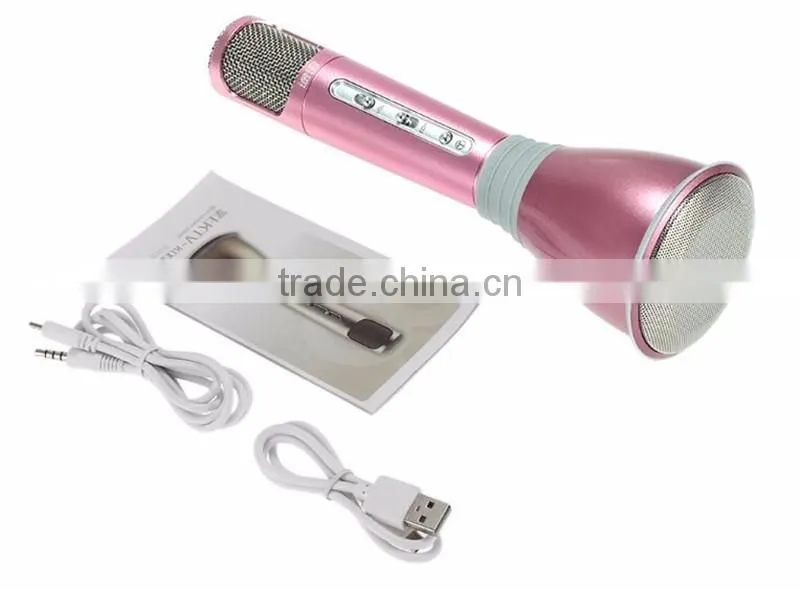 wireless bluetooth Mini Personal Portable Karaoke KTV Mobile Microphone Mini portable Karaoke microphone for Smartphones